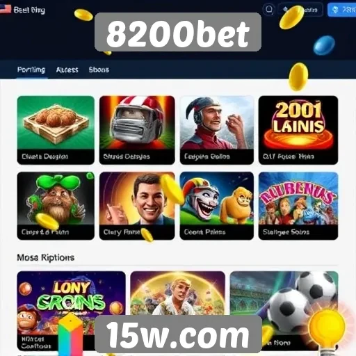 Disponibilidade de jogos no site 8200bet