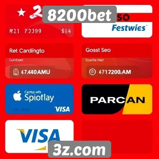 Métodos de pagamento disponíveis no 8200bet